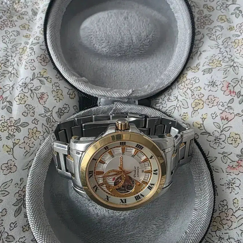 [BUNJANG] 세이코 프리미어 SSA216J1 오픈 하트 오토메틱 시계 / 세이코 프리미어 SSA216J1 오픈 하트 오토메틱 시계