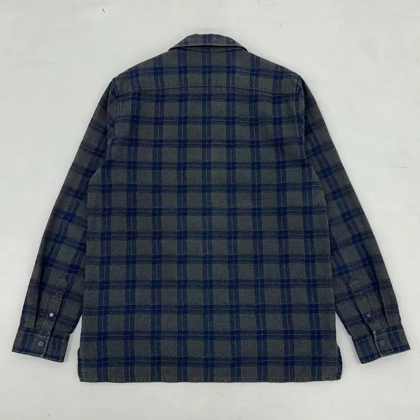[BUNJANG] Beaker Snap Button Check Shirt Jacket / [1]비이커 스냅버튼 체크셔츠 자켓