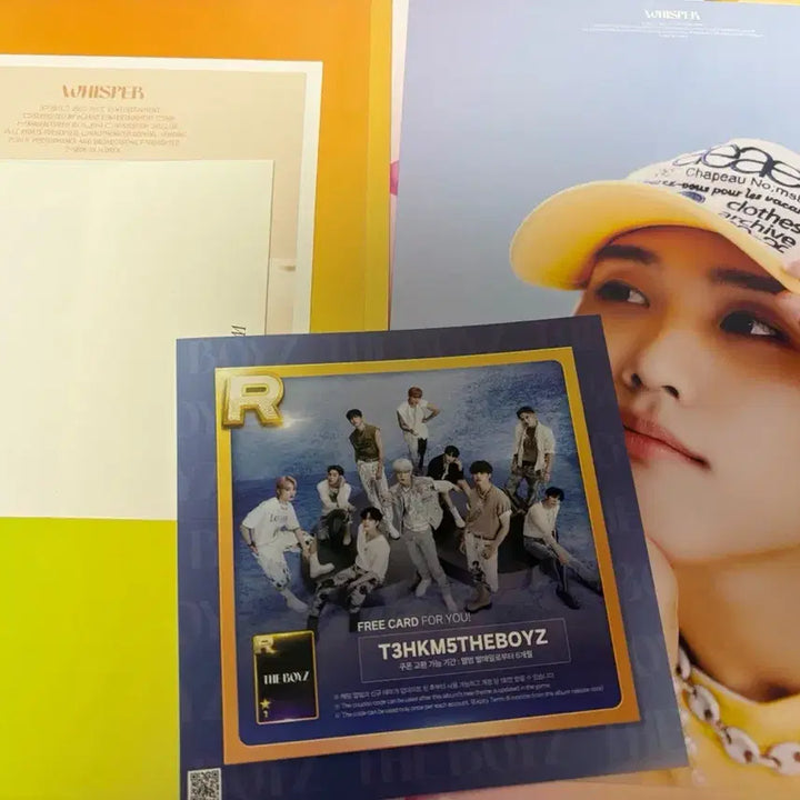 [BUNJANG] The Boyz Whisper Album 2 Versions Bundle Set (Photocards Included) / 더보이즈 위스퍼 개봉 앨범 2종 일괄(포카포함)