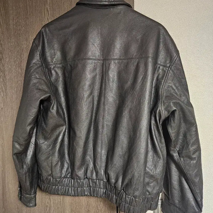 [BUNJANG] ST John's Bay Vintage Leather Jacket / ST John's Bay 세인트 존스 베이 빈티지 가죽 레더 자켓 L