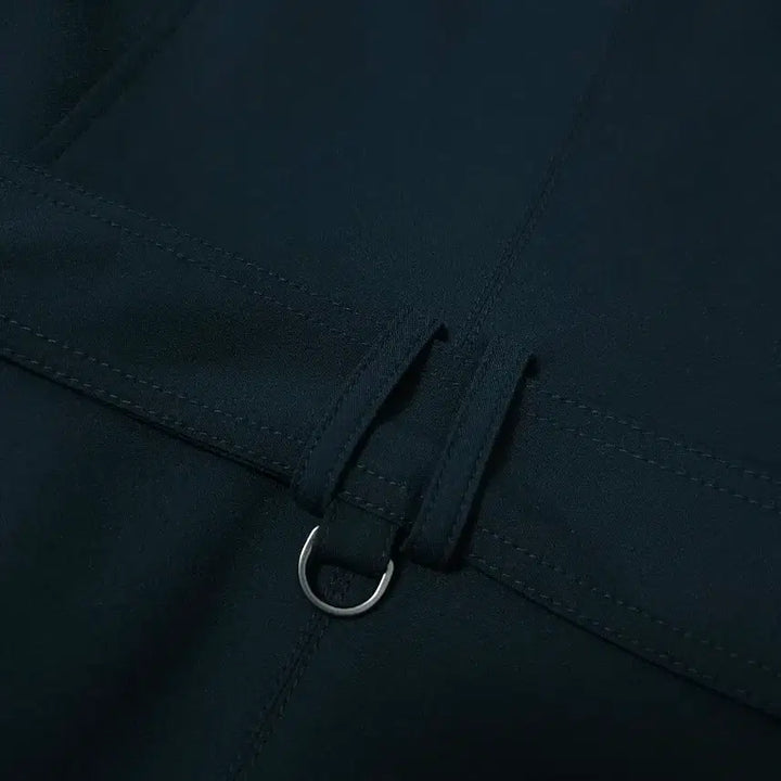 [BUNJANG] OZOC Trench Coat Navy Jacket / (66)OZOC 여성 트렌치 코트 더블 긴팔 자켓 fw 네이비 W2430