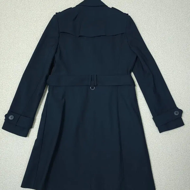 [BUNJANG] OZOC Trench Coat Navy Jacket / (66)OZOC 여성 트렌치 코트 더블 긴팔 자켓 fw 네이비