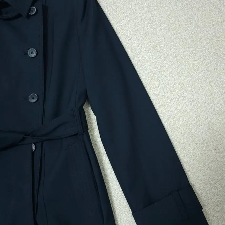 [BUNJANG] OZOC Trench Coat Navy Jacket / (66)OZOC 여성 트렌치 코트 더블 긴팔 자켓 fw 네이비