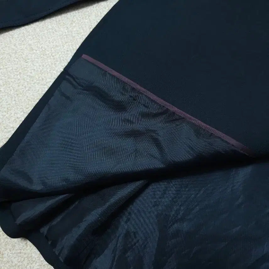 [BUNJANG] OZOC Trench Coat Navy Jacket / (66)OZOC 여성 트렌치 코트 더블 긴팔 자켓 fw 네이비 W2430