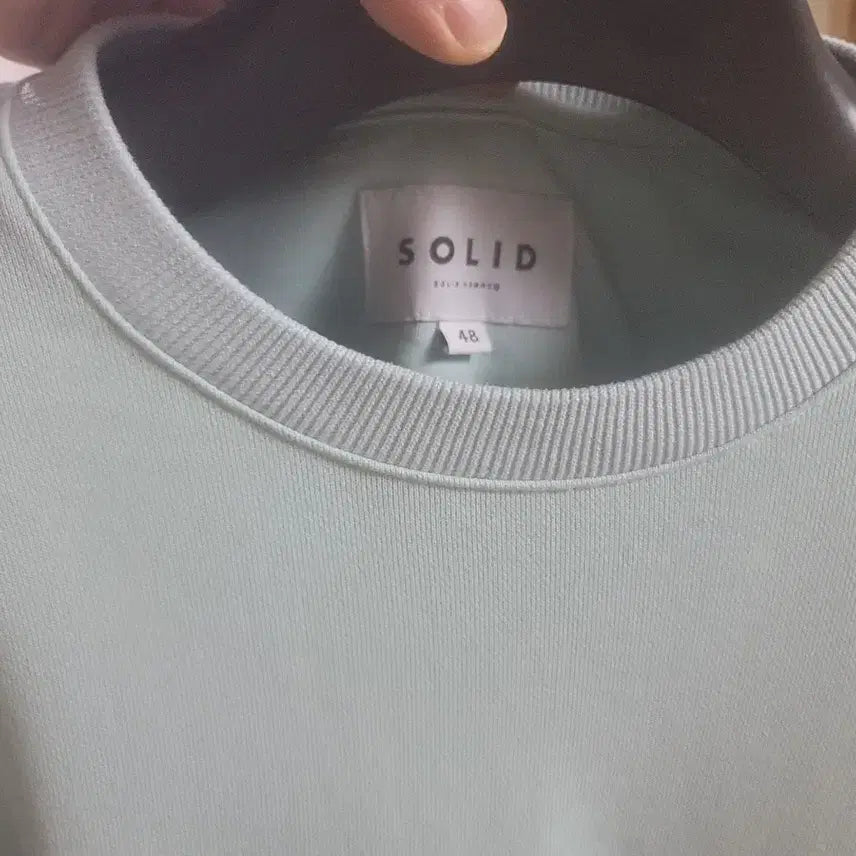 [BUNJANG] Solid Homme Mint Sweatshirt / 솔리드옴므 맨투맨 팝니다 민트.