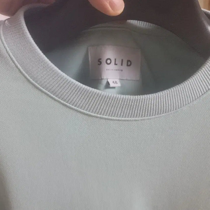 [BUNJANG] Solid Homme Mint Sweatshirt / 솔리드옴므 맨투맨 팝니다 민트.