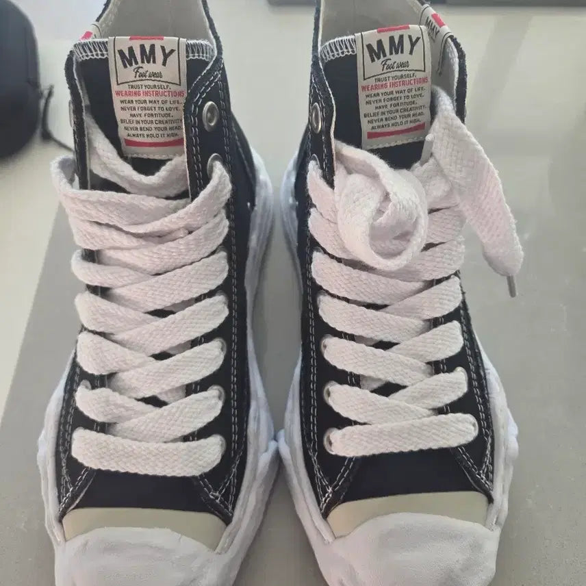 [BUNJANG] Mihara Yasuhiro Hank OG High Black Size 42 / 미하라 야스히로 행크 og 하이 새거