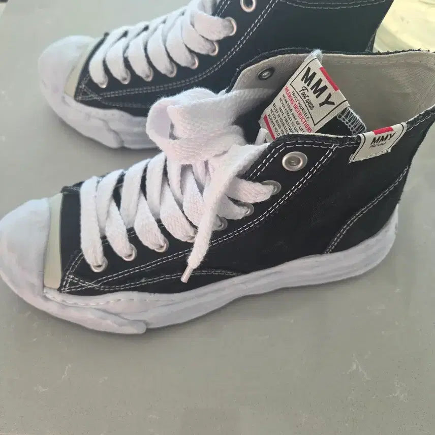 [BUNJANG] Mihara Yasuhiro Hank OG High Black Size 42 / 미하라 야스히로 행크 og 하이 새거