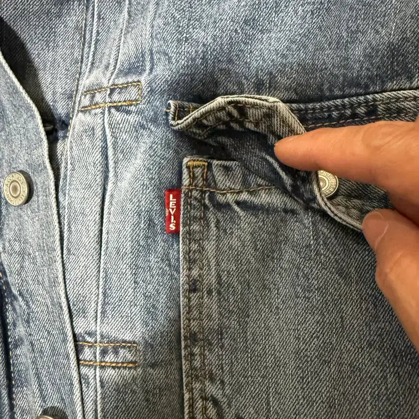 [BUNJANG] Levi's Type 2 Selvedge Denim Jacket / 리바이스 타입2 셀비지 데님자켓