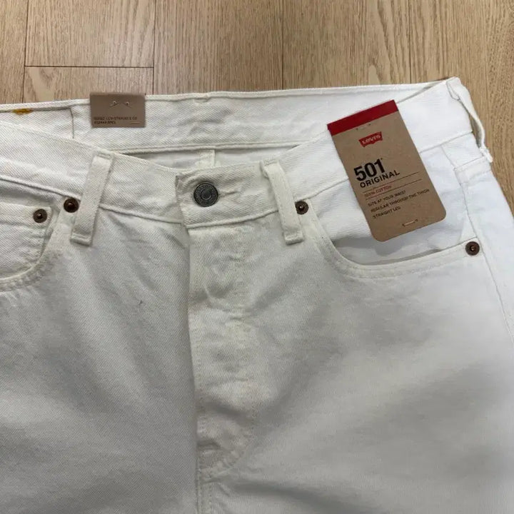 [BUNJANG] Levi's 501 White Denim Pants / 리바이스 501 화이트 데님 팬츠 30*30