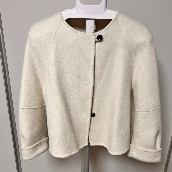 [BUNJANG] Ivory Wool Jacket / 아이보리 울 자켓