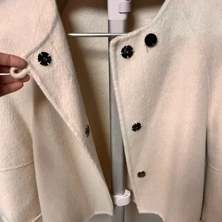 [BUNJANG] Ivory Wool Jacket / 아이보리 울 자켓