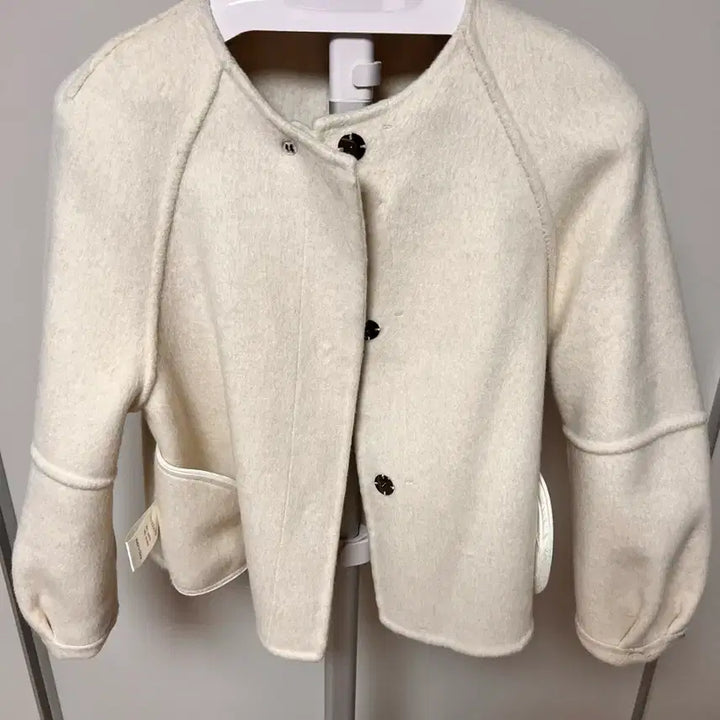 [BUNJANG] Ivory Wool Jacket / 아이보리 울 자켓