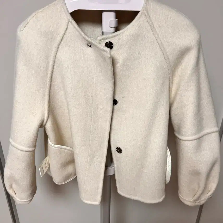 [BUNJANG] Ivory Wool Jacket / 아이보리 울 자켓