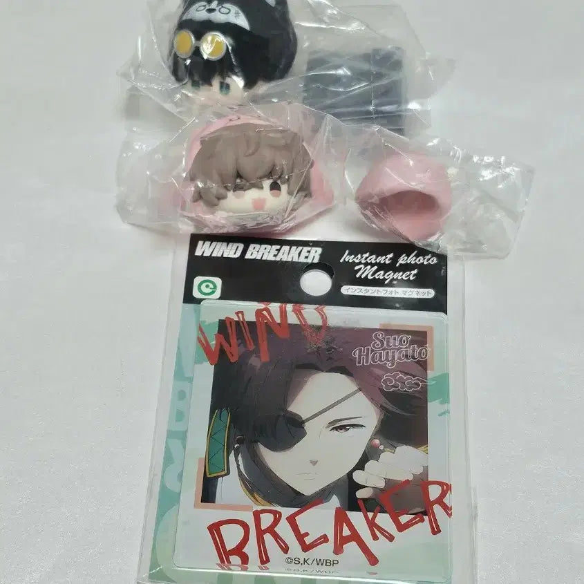 [BUNJANG] Wind Breaker Tomoe Choji Stacking Mini Figure, Suo Photo Acrylic Magnet / 윈브레 토가메 쵸지 쌓기 미니 피규어 스오 포토 아크릴 마그넷 팔아요.