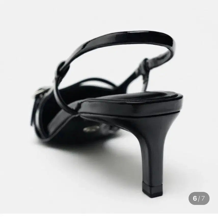 [BUNJANG] Zara Black Strap Slingback Heels (New, Full Package) / Zara 자라 블랙 스트랩 슬링백 힐/새상품/풀박스/무료배송