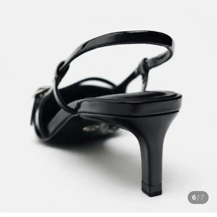 [BUNJANG] Zara Black Strap Slingback Heels (New, Full Package) / Zara 자라 블랙 스트랩 슬링백 힐/새상품/풀박스/무료배송