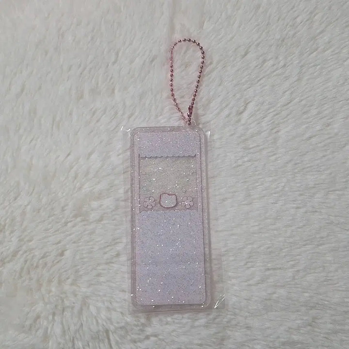 [BUNJANG] Sanrio Hello Kitty Acrylic Phone Charm Sticker (Hibiscus Ver.) / 산리오 헬로키티 아크릴 휴대폰 키링 스티커 옛날 폰(하이비스커스ver.)
