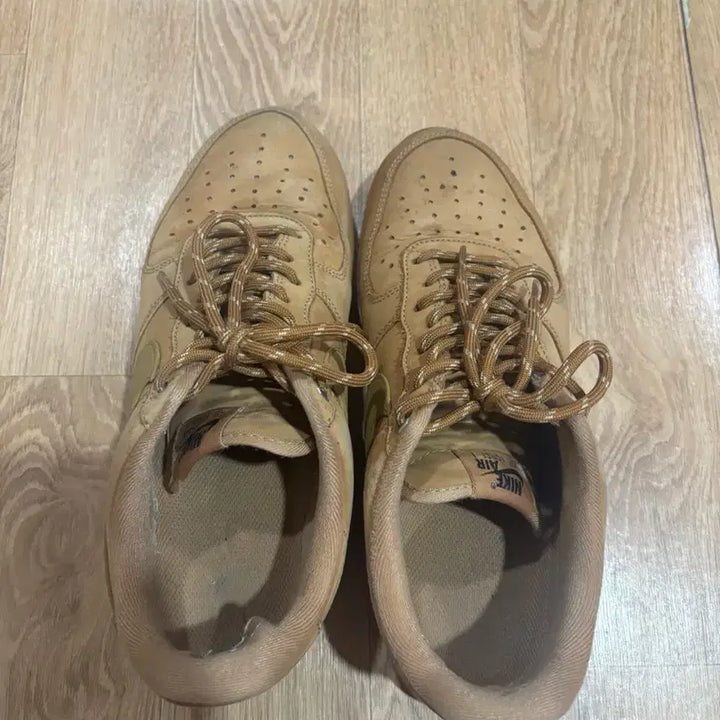 [BUNJANG] Nike Air Force 1 'Flax' (Wheat) Sneakers / 나이키 된장포스 270