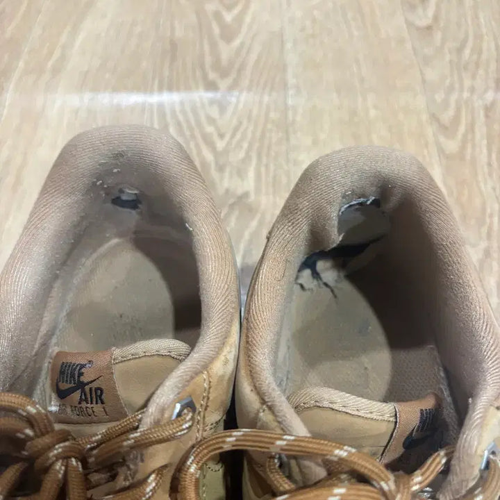 [BUNJANG] Nike Air Force 1 'Flax' (Wheat) Sneakers / 나이키 된장포스 270