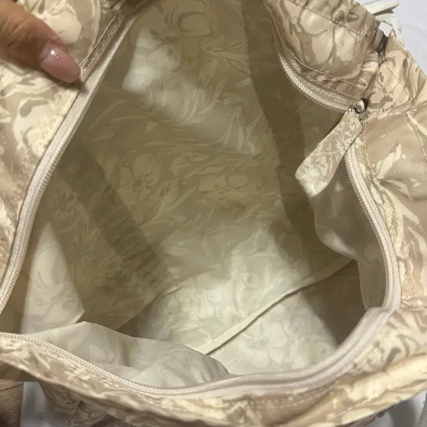 [BUNJANG] Hi-Loop Breeze Linen Shoulder Bag / 새상품 하이루프 투포켓 숄더백 라지 브리즈 린넨 보부상백