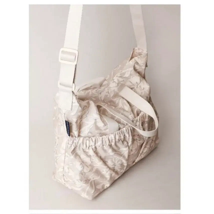 [BUNJANG] Hi-Loop Breeze Linen Shoulder Bag / 새상품 하이루프 투포켓 숄더백 라지 브리즈 린넨 보부상백