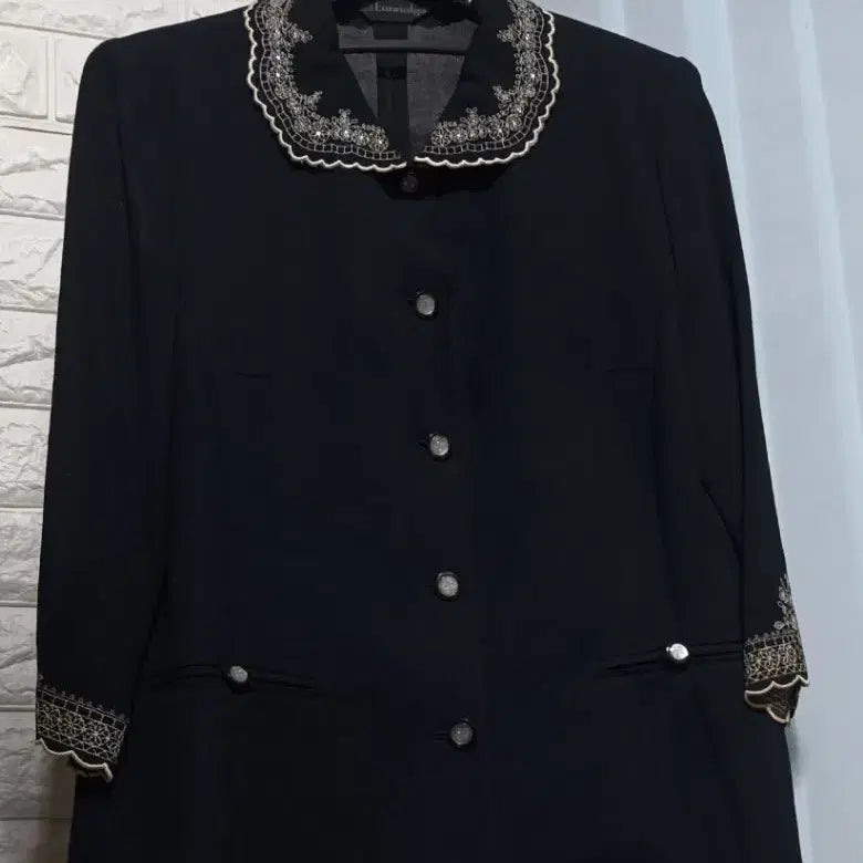 [BUNJANG] Black Mesh Jacket Blazer for Women / 여성 망사 자켓 정장 자켓 정장 블라우스 망사 블라우스