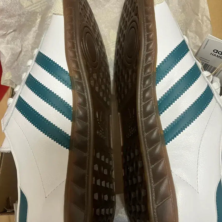 [BUNJANG] Adidas Hamburg Green Sneakers / [새제품] 245 아디다스 함부르크 운동화 초록 가젤 삼바