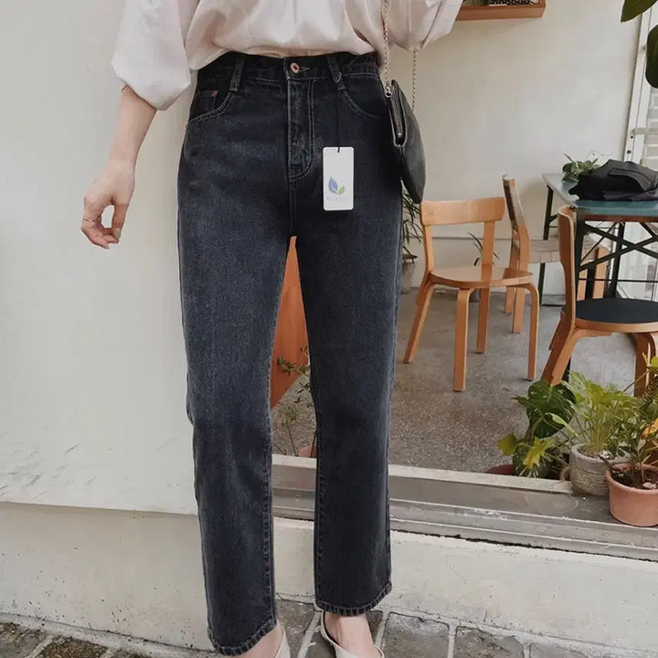 [BUNJANG] Slow and Made Charcoal Washing Denim Pants / 슬로우앤드 made. 베이스 차콜워싱 데님팬츠 롱M