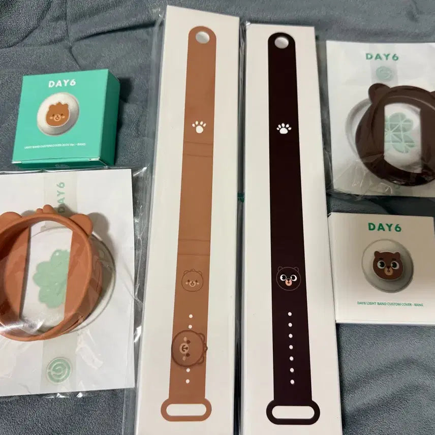 [BUNJANG] DAY6 Denimalz/Bbang Custom Ring Cover Strap Set Bundle / 데이식스 마데워치 커스텀 링커버 스트랩 방 세트 일괄판매
