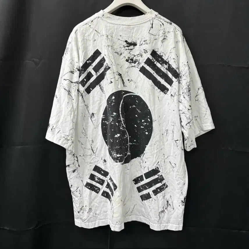 [BUNJANG] By The R Heavy T-shirt (Stain) / 바이더알 정품 헤비 반팔티 (얼룩) <<