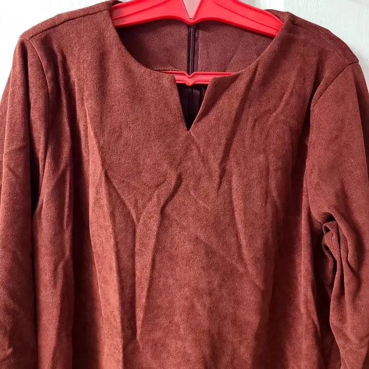 [BUNJANG] Brown Corduroy Long Dress / 브라운 골덴 롱 원피스
