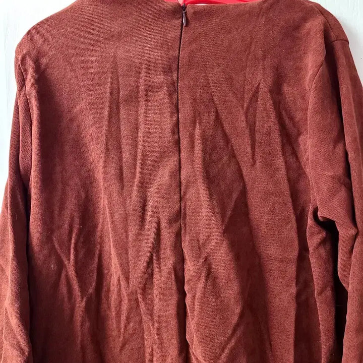 [BUNJANG] Brown Corduroy Long Dress / 브라운 골덴 롱 원피스