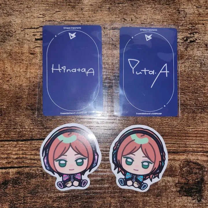 [BUNJANG] Ensemble Stars Wagle Wagle Package Yuta Hinata Photocard Sticker Bundle Set / 앙스타 와글와글 패키지 포토카드 스티커 트윙크 유우타 히나타