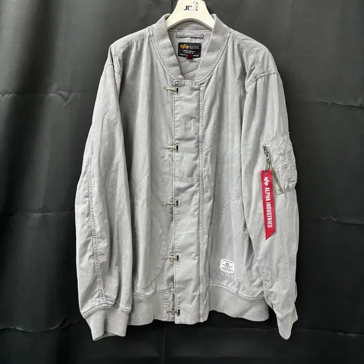 [BUNJANG] Alpha Industries US Navy Deck Hook Blouson Jacket / 알파인더스트리 us네이비 덱 후크 블루종자켓