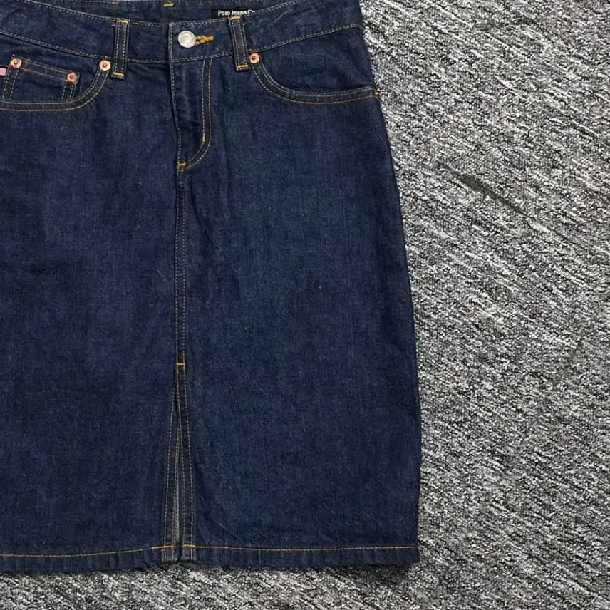 [BUNJANG] Polo Ralph Lauren Vintage Denim Skirt / 폴로 랄프로렌 빈티지 스커트