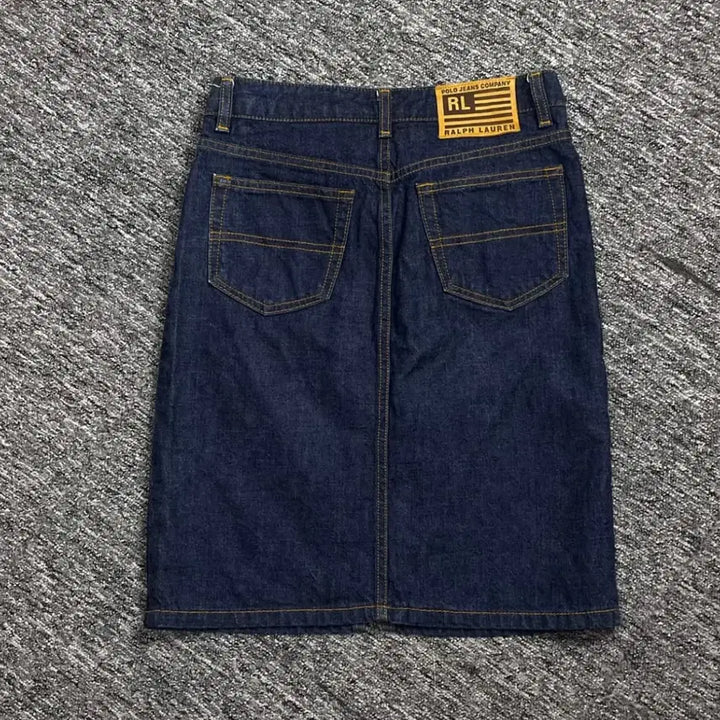 [BUNJANG] Polo Ralph Lauren Vintage Denim Skirt / 폴로 랄프로렌 빈티지 스커트