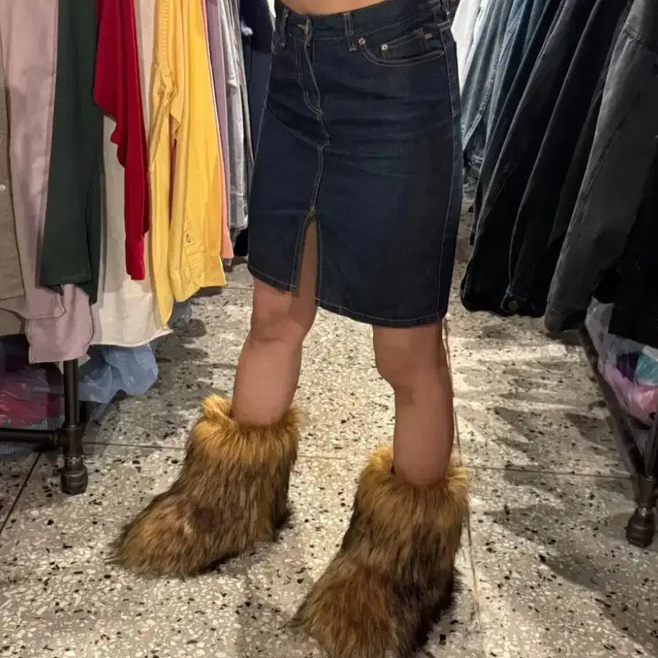 [BUNJANG] Polo Ralph Lauren Vintage Denim Skirt / 폴로 랄프로렌 빈티지 스커트