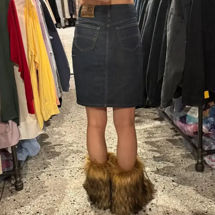 [BUNJANG] Polo Ralph Lauren Vintage Denim Skirt / 폴로 랄프로렌 빈티지 스커트