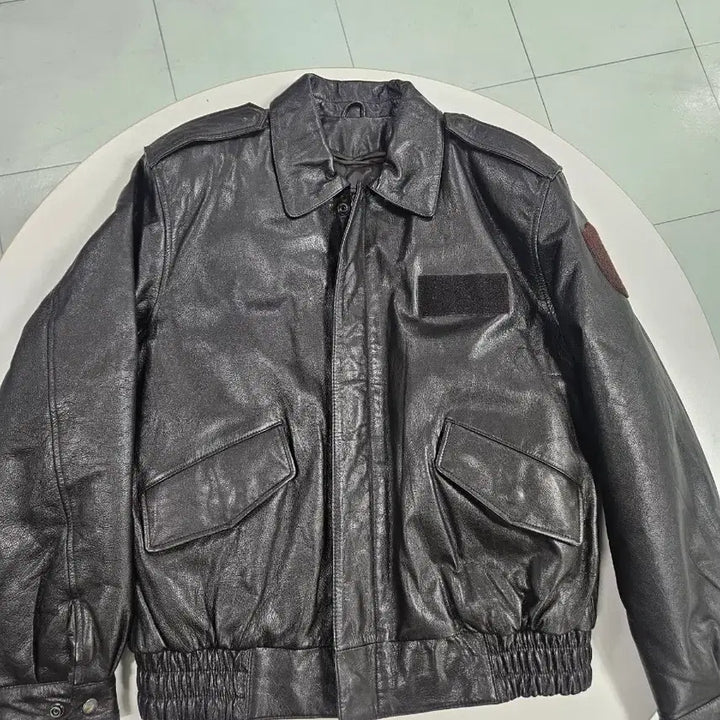 [BUNJANG] Pilot Leather Jacket / 조종사 가죽자켓