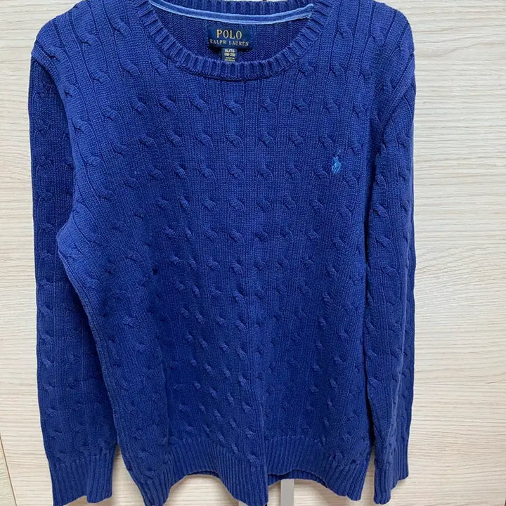 [BUNJANG] Polo Knit Sweater M / 폴로 꽈배기 니트 M