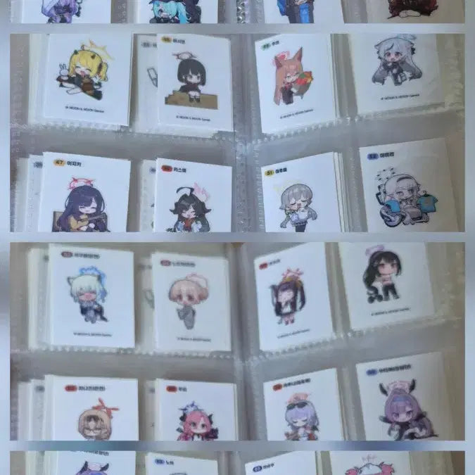 [BUNJANG] Blue Archive GS25 Sticker Set / 블루아카이브 GS25 띠부씰(가격제안O)