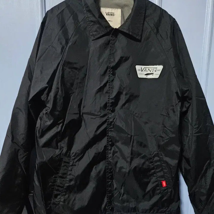 [BUNJANG] Vans Black Coach Jacket S / 반스 블랙 코치 자켓 S