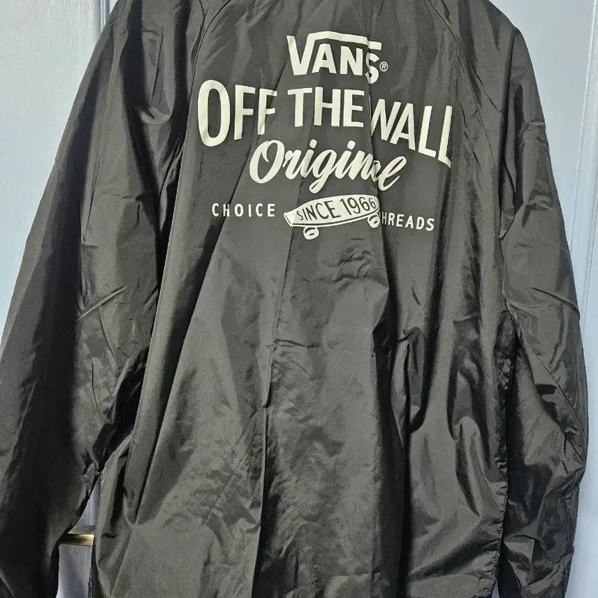 [BUNJANG] Vans Black Coach Jacket S / 반스 블랙 코치 자켓 S
