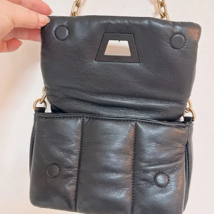[BUNJANG] ZARA Leather Quilted Mini Chain Bag / [자라] 레더퀼팅 미니체인백
