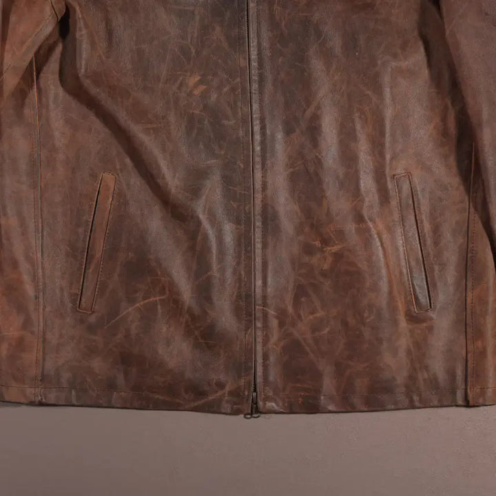 [BUNJANG] SCHEGGE Western Leather Jacket C104 / SCHEGGE 웨스턴 레더 자켓 C104