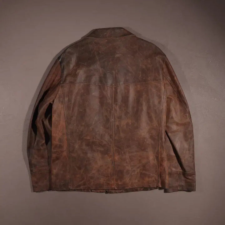 [BUNJANG] SCHEGGE Western Leather Jacket C104 / SCHEGGE 웨스턴 레더 자켓 C104
