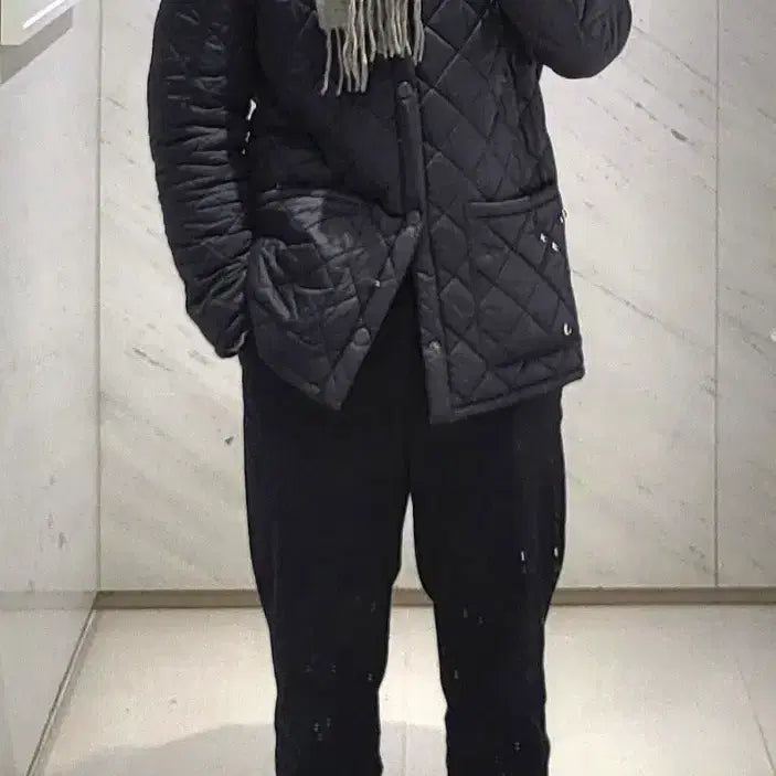 [BUNJANG] Barbour Quilted Jacket Navy [L] / 바버 퀼팅 자켓 네이비 [L]