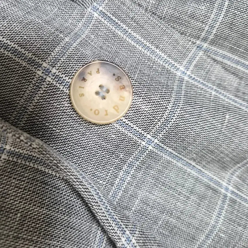 [BUNJANG] Sandro Irene Check Linen Blazer / [아이린 착용]새제품 산드로(Sandro) 정품 체크 더블 린넨 여성