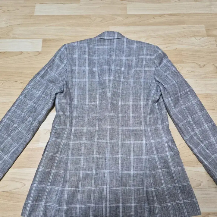 [BUNJANG] Sandro Irene Check Linen Blazer / [아이린 착용]새제품 산드로(Sandro) 정품 체크 더블 린넨 여성
